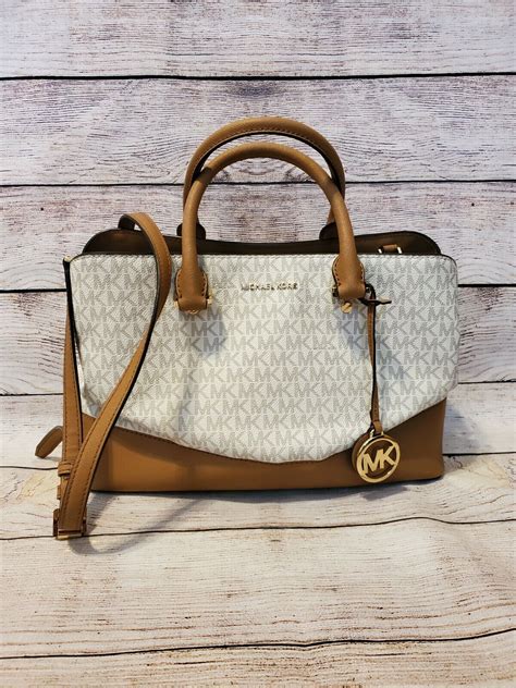 michael kors savannah luggage|Savannah Large Signature Logo Satchel .